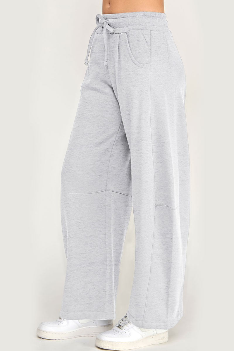 Need Them Barrel Leg Wide Sweatpants (2 Colors)