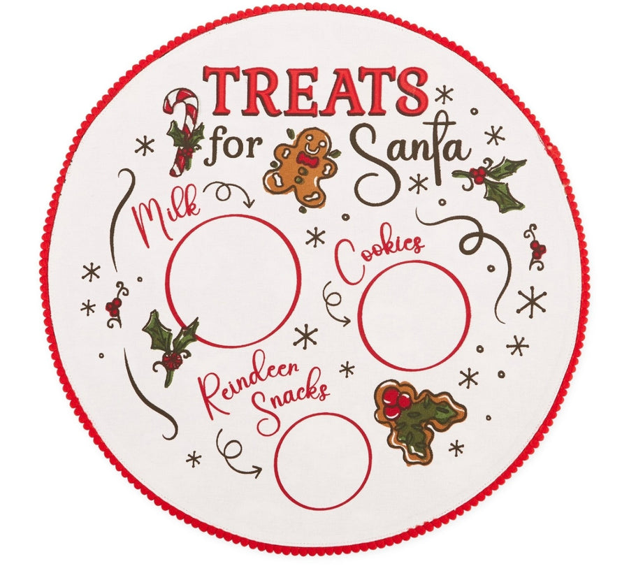 PBF Cookies For Santa Round Placemat