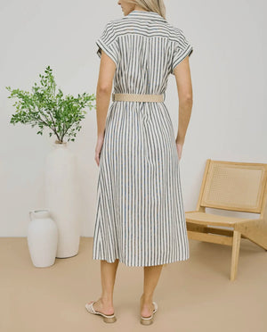 Joesephen Stripe Belted Dress