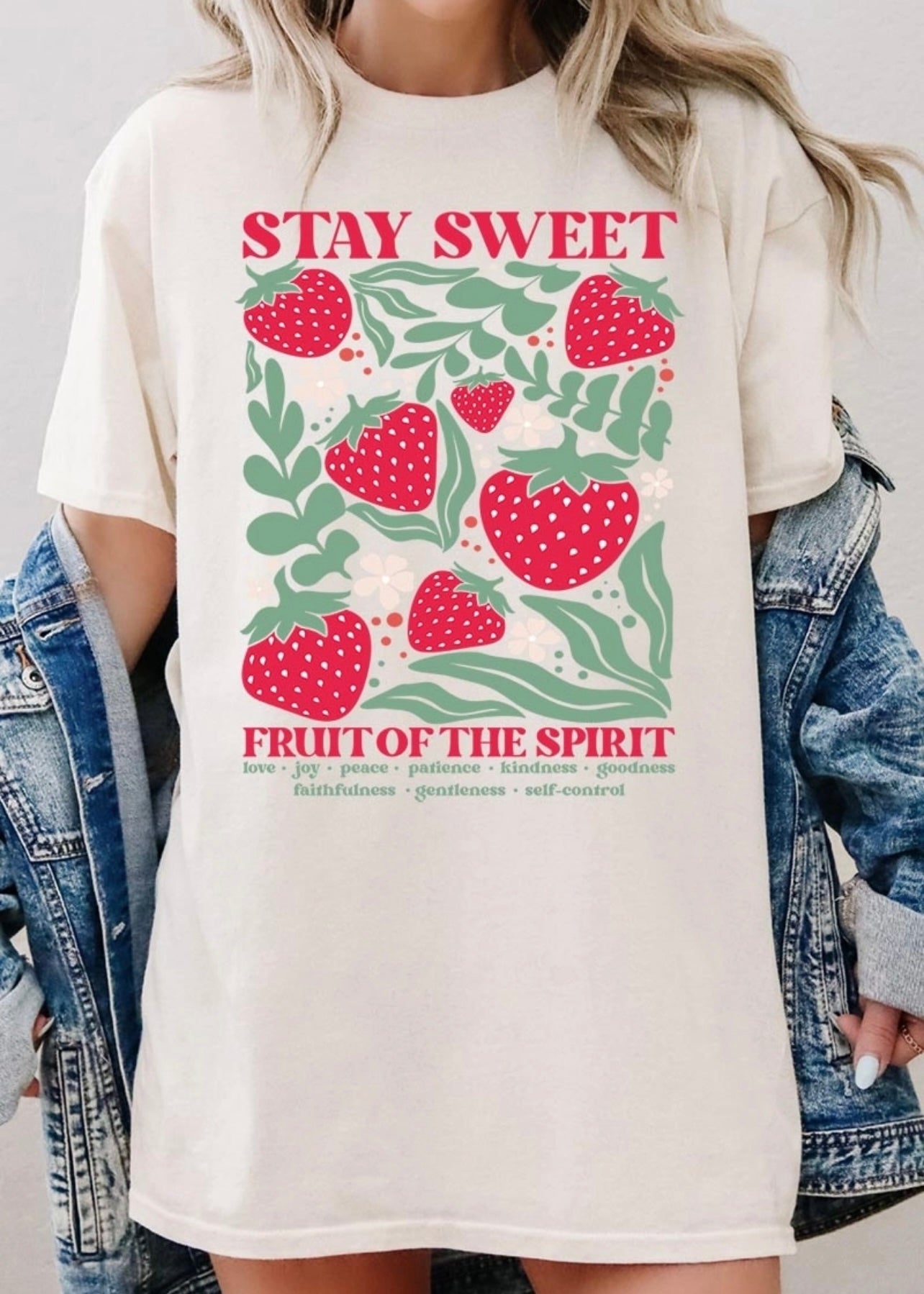 Stay Sweet Strawberry Tee