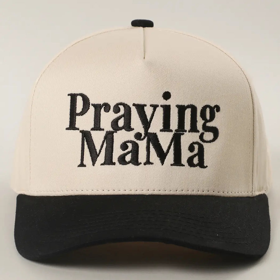 Praying Mama Embroidered Hat