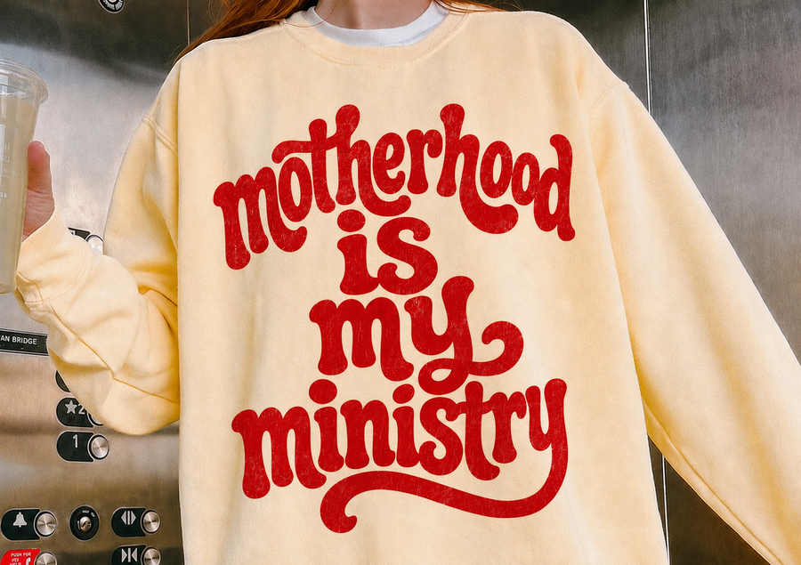 Motherhood Is My Ministry Crewneck