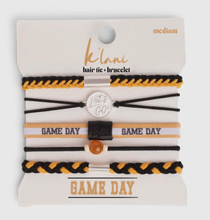 Game Day Hair Tie/Bracelet Sets (3 Colors)