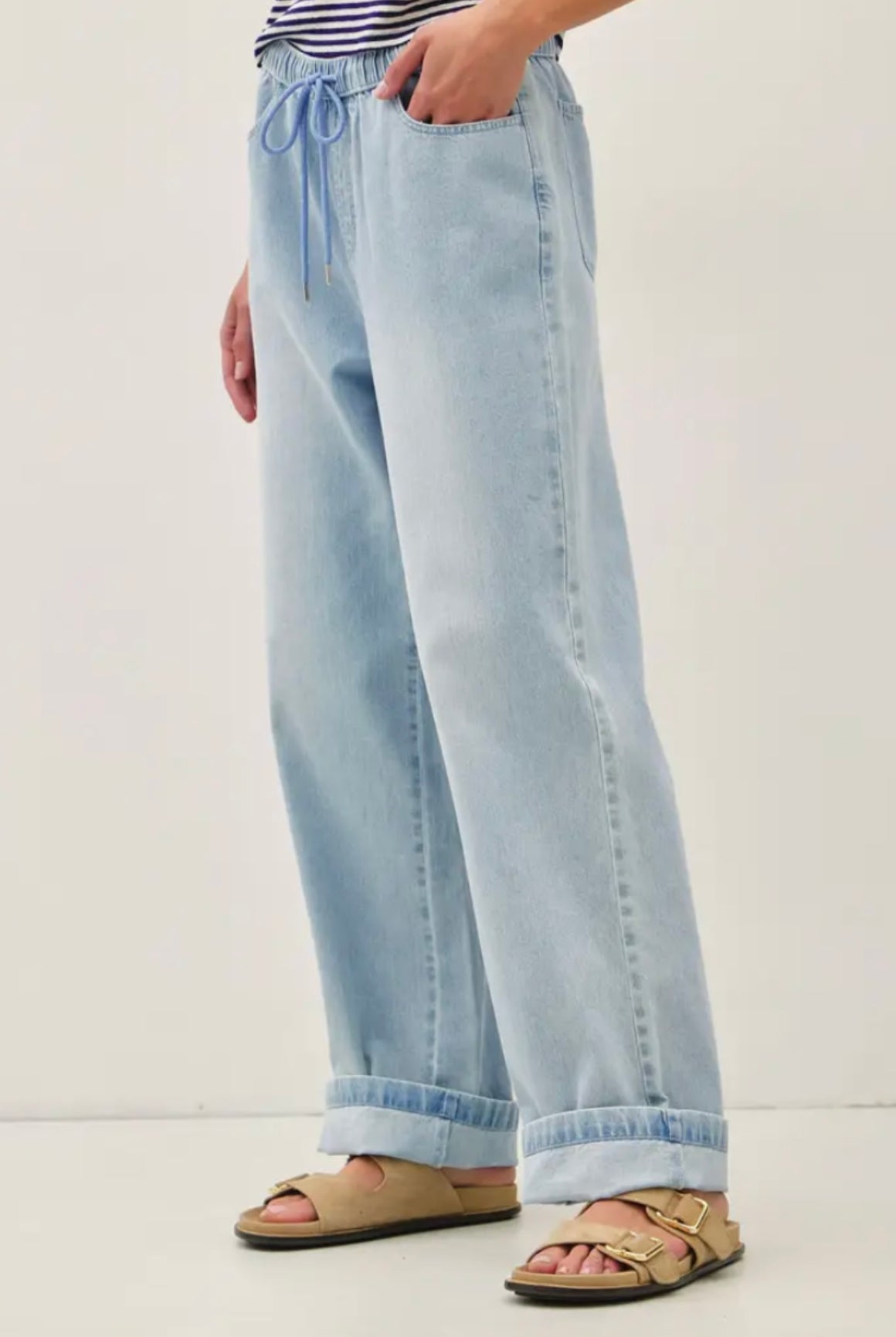 Ultimate Comfort Pull On Soft Denim Pant (2 Colors)