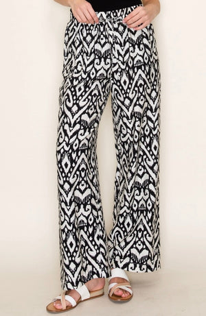 Not Like Us Geoprint Wide Leg Pant