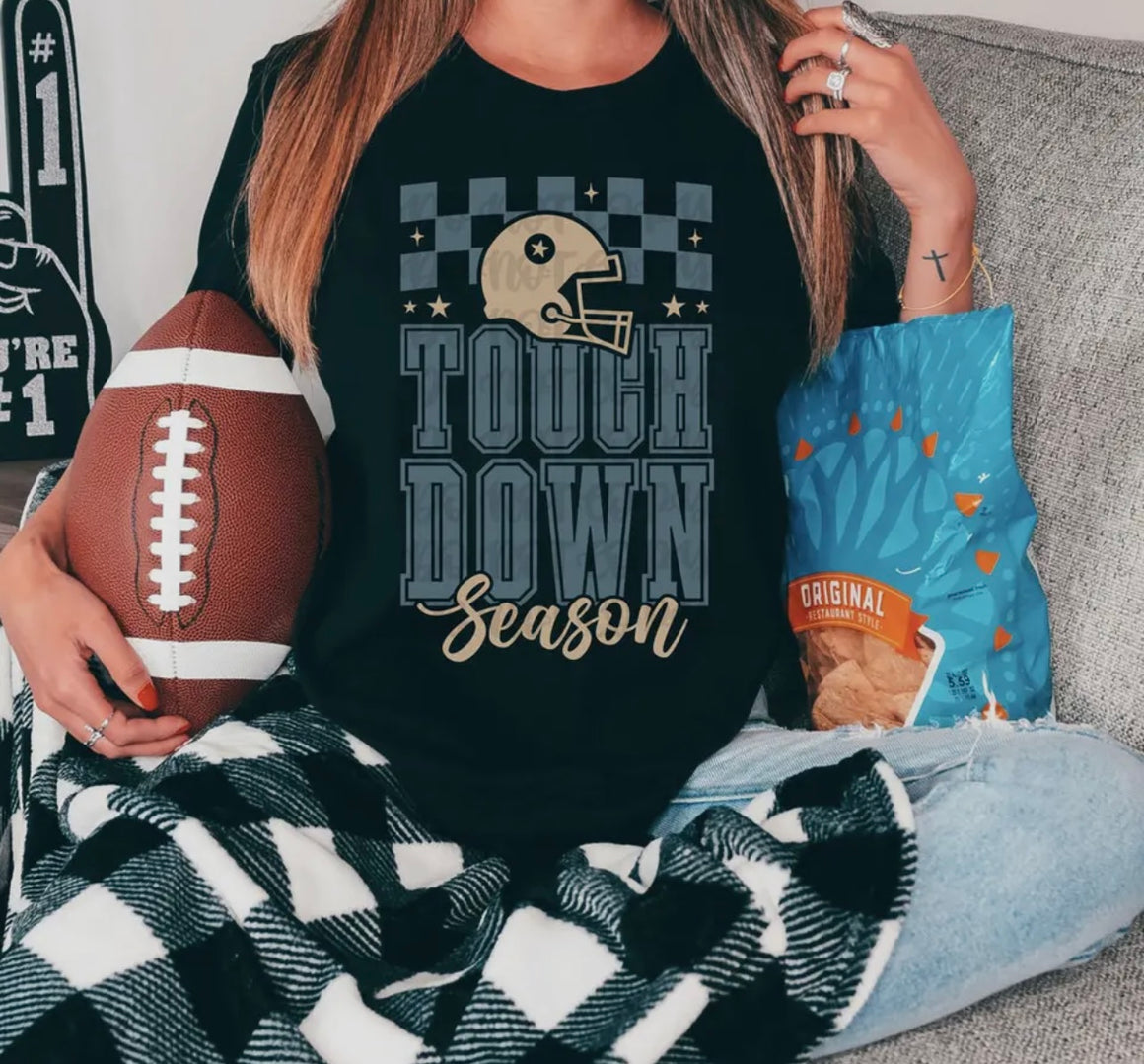 Touch Down Season Graphic Tshirt