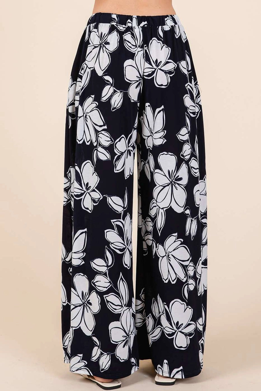 Lynston Floral Print Navy Pant