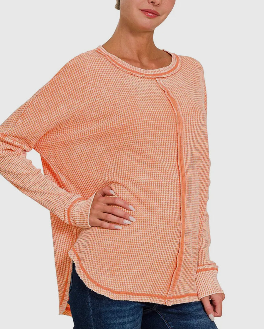 What's Going On Mama Waffle Top (2 Colors)
