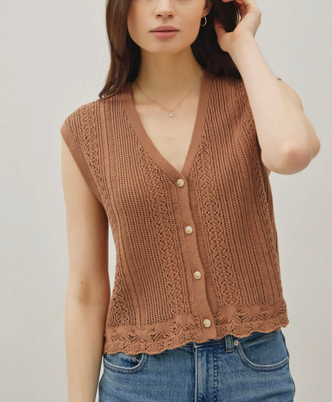 Lilly Crochet Vest