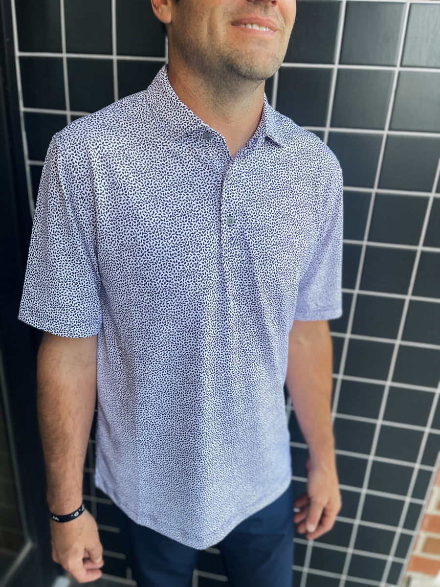 Not Stopping Lux Print Polo