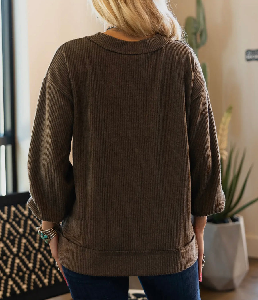 Rylan V Neck Tunic Top