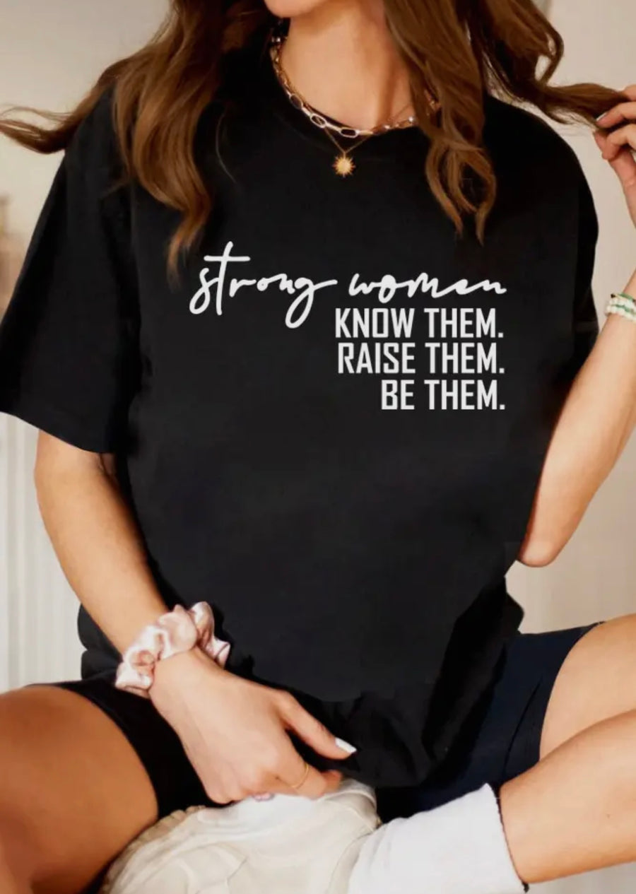Strong Woman Graphic Tshirt (2 Options)
