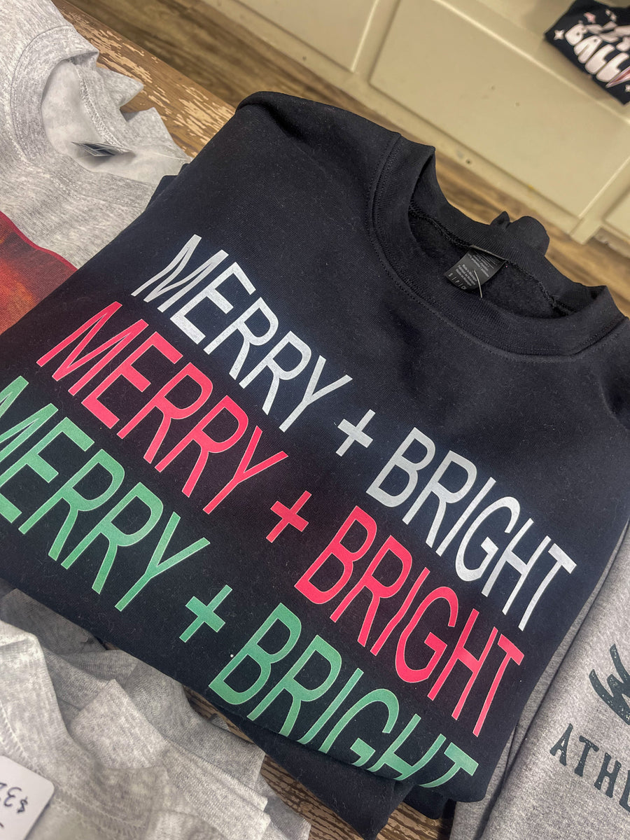 Merry & Bright Graphic Sweatshirt