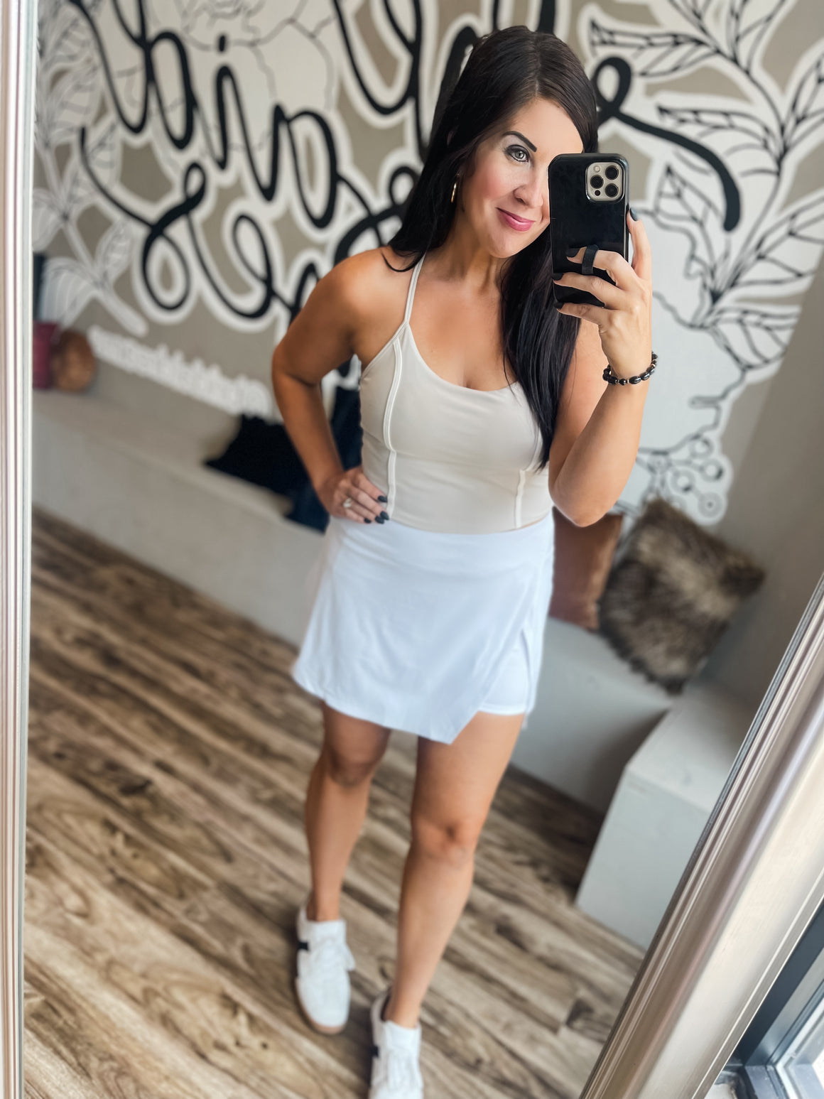 On The Go Airlux Skort White