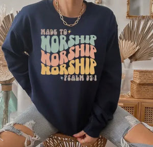 Made To Worship Graphic Sweatshirt