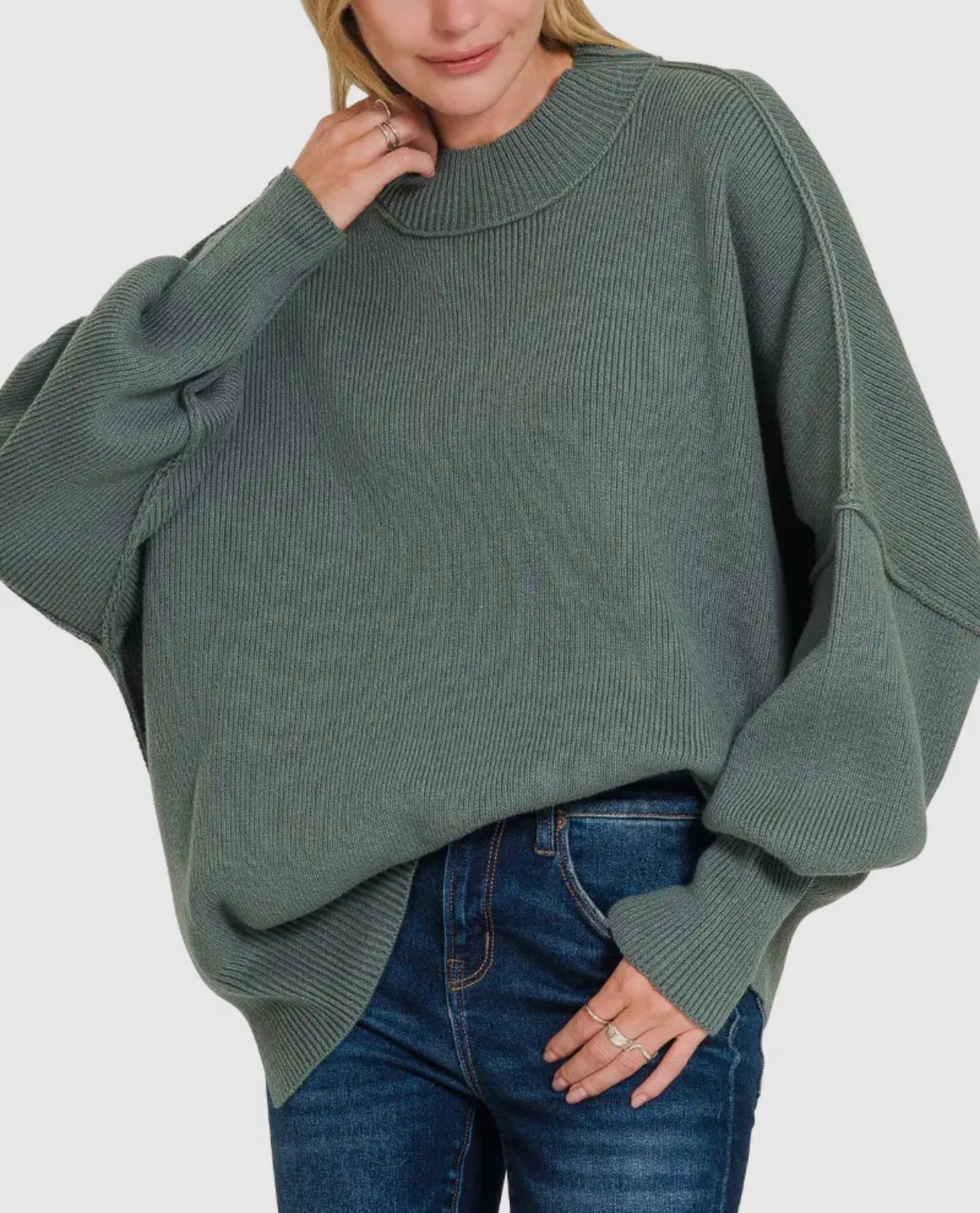 Forever Best Side Slit Sweater (3 Colors)