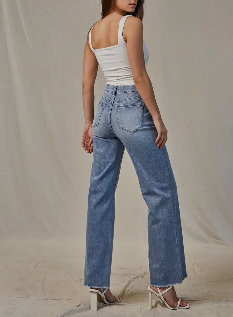 Super High Wide Leg Mica Jean