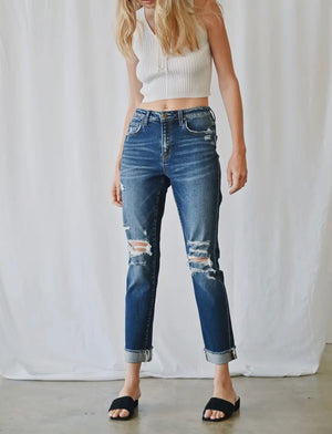 Nelly Boyfriend Crop Jean