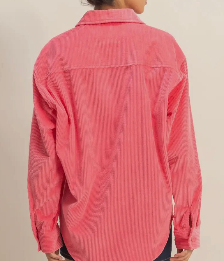 Rylee Relaxed Fit Corduroy Shirt