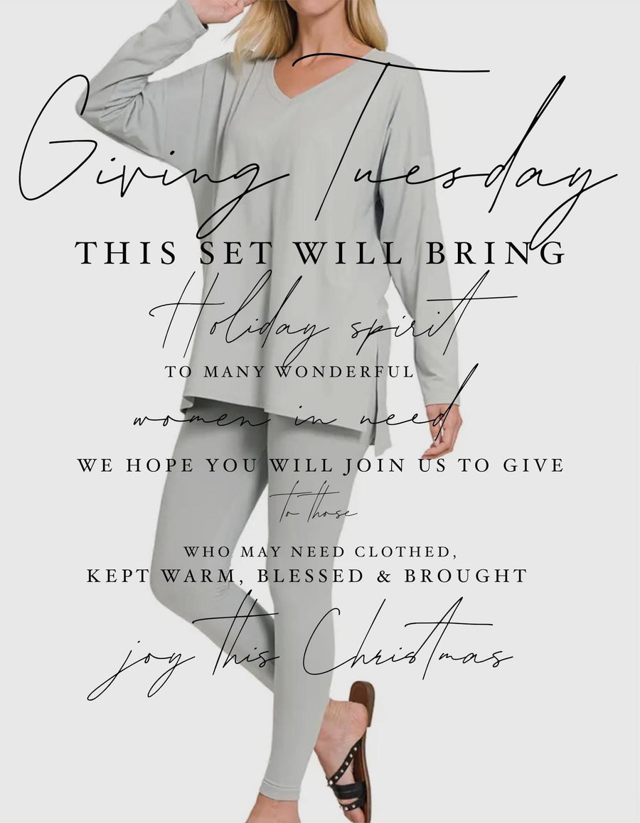 Giving Tuesday Set Donation