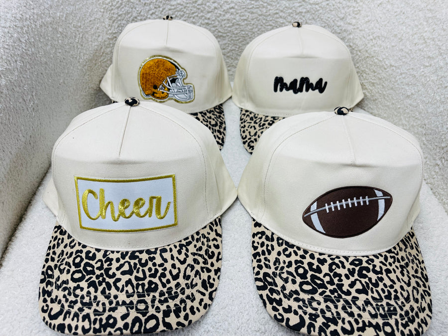 Cheetah Print Hat (4 Options)