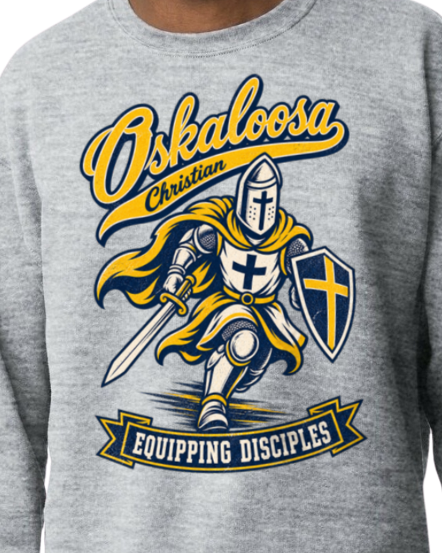 Osky Christian Vintage School Spirit Crewneck Or Tee