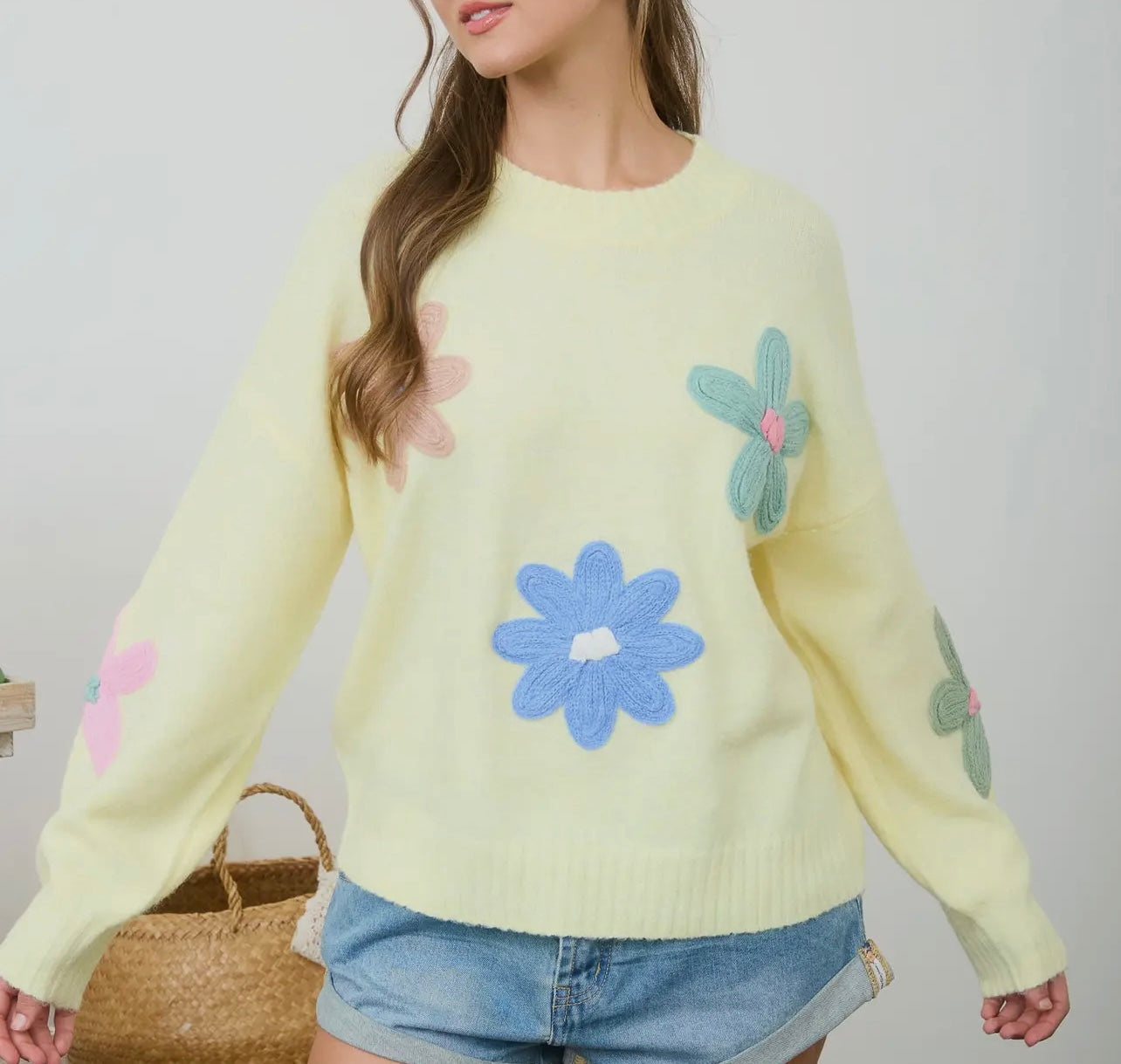 Rylie Crochet Floral Top