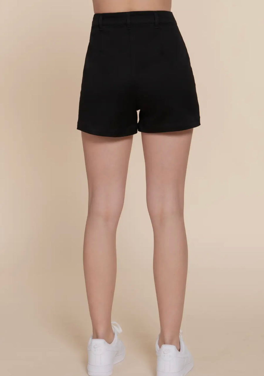 Milo Pocket Stretch Black Short