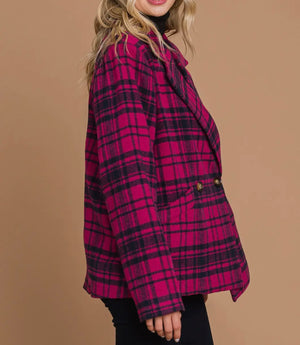 Kinley Plaid Coat