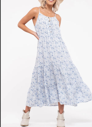 Breeze Floral Midi Dress