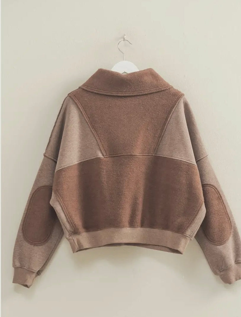 Barnes Mineral Washed Half Zip