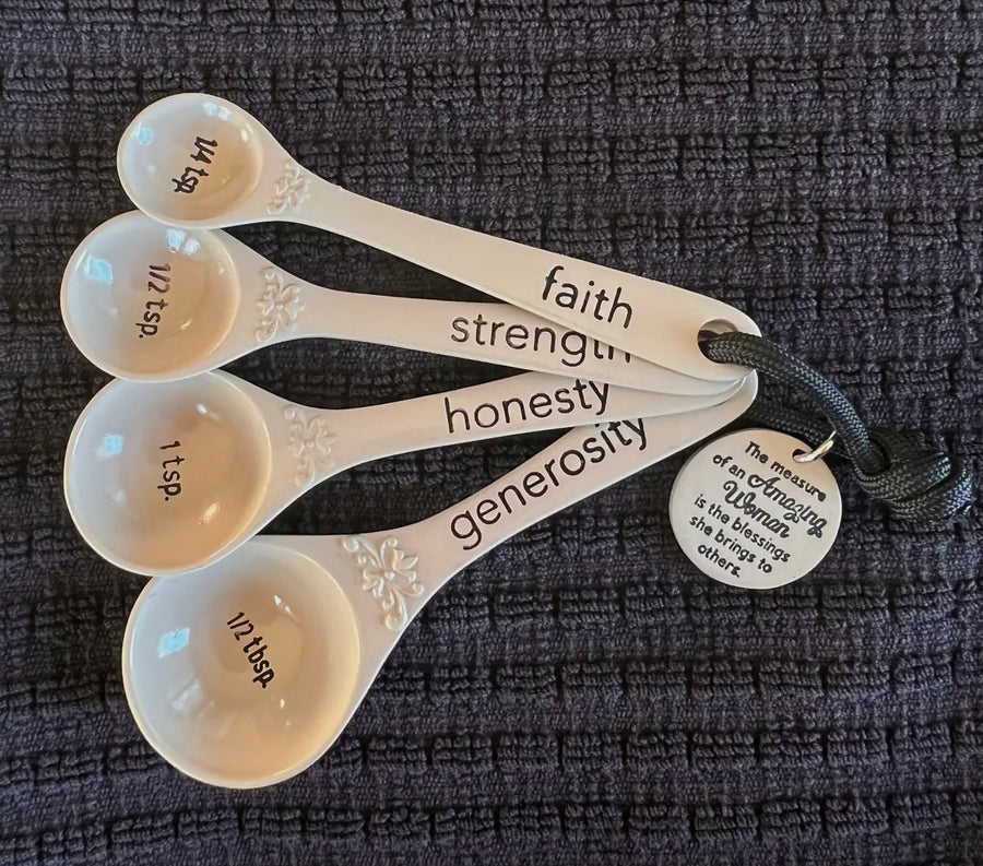 Recipe For An Amazing Woman Measuring Spoons