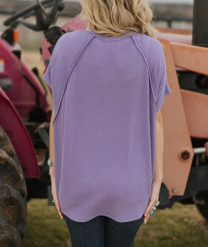 Vic Textured Dolman Top (4 Colors)