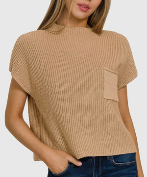 Hillside Cropped Ribbed Top (2 Colors)