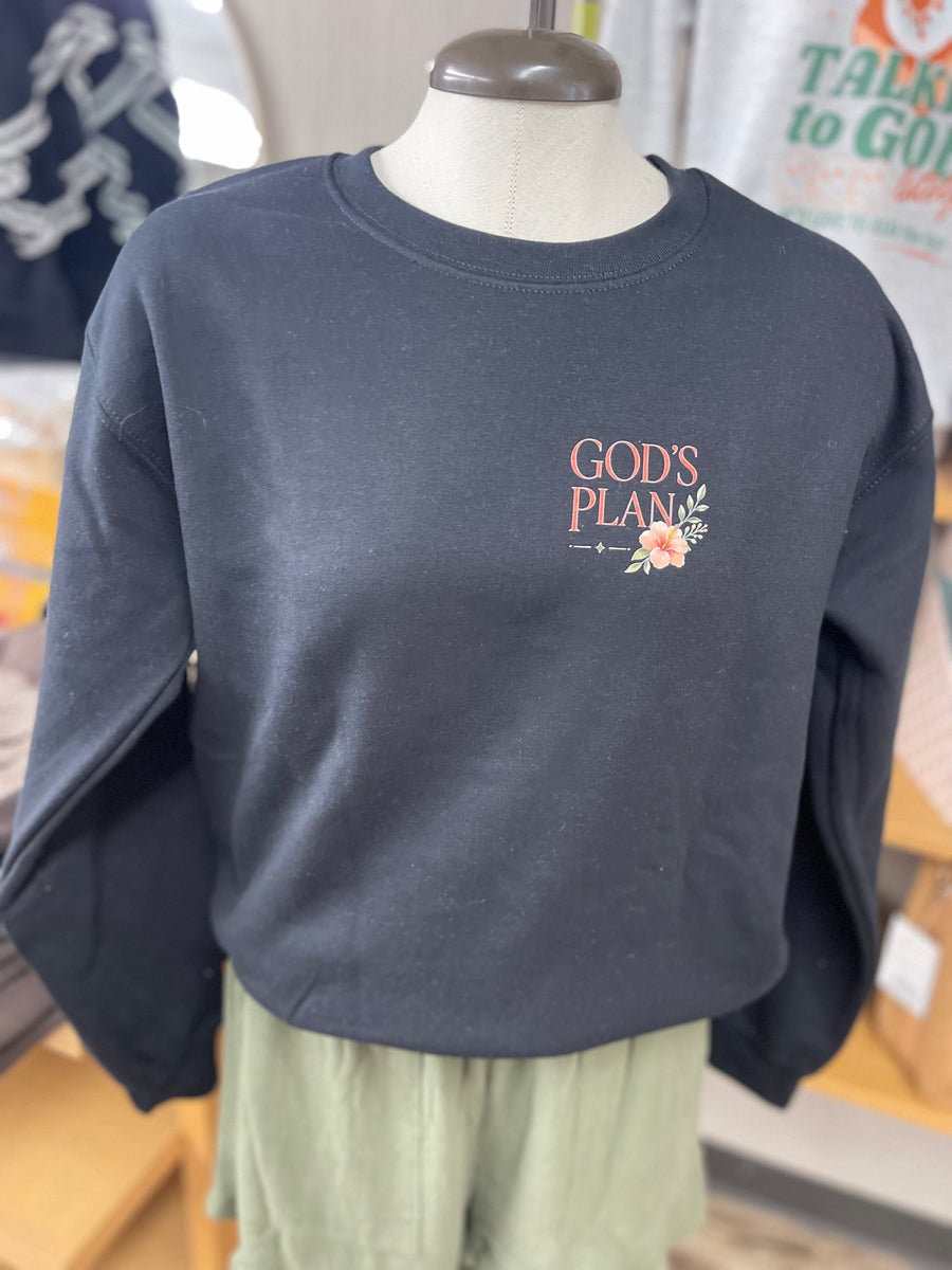 Gods Plan Crewneck (Front & Back)