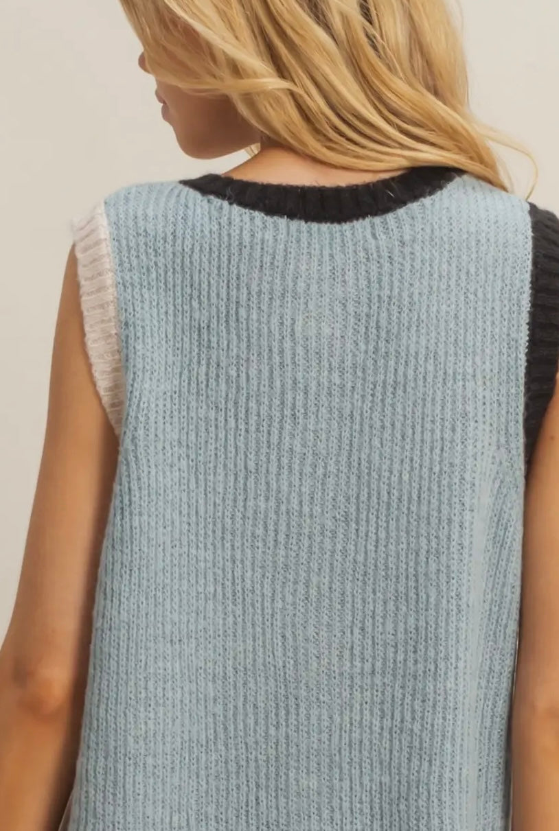 Olivia Colorblock Sweater Vest