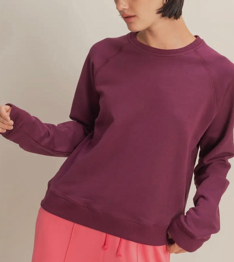 PBF Dark Cherry Raglan