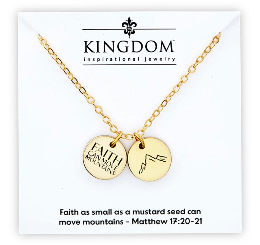 Mustard Seed Mountain Necklace