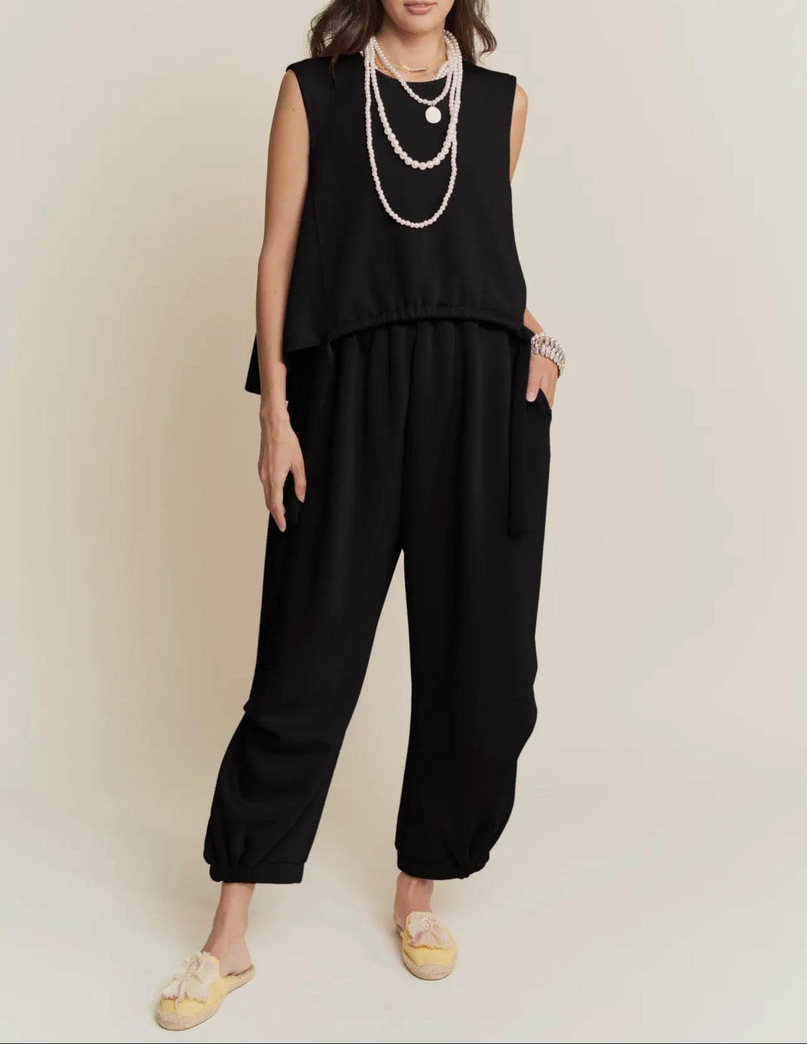 Celeste Clinch Tie Top & Pant Set