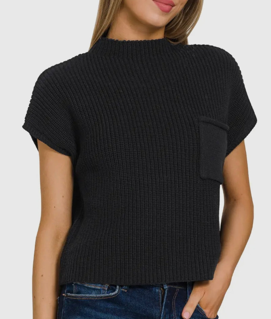 Hillside Cropped Ribbed Top (2 Colors)