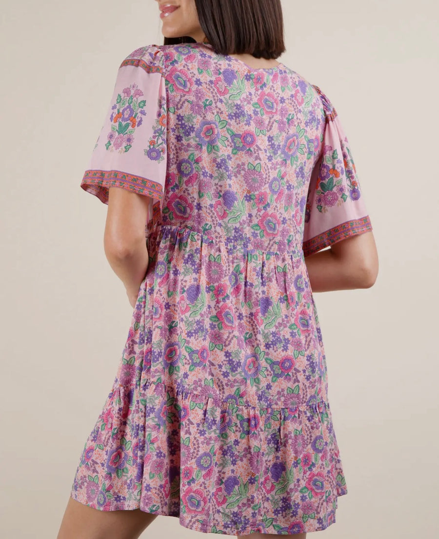 Blushing Days Print Dress