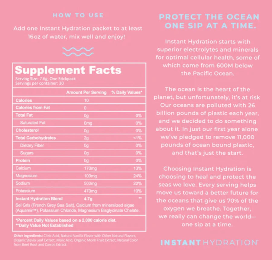 Instant Hydration (Multiple Flavors)