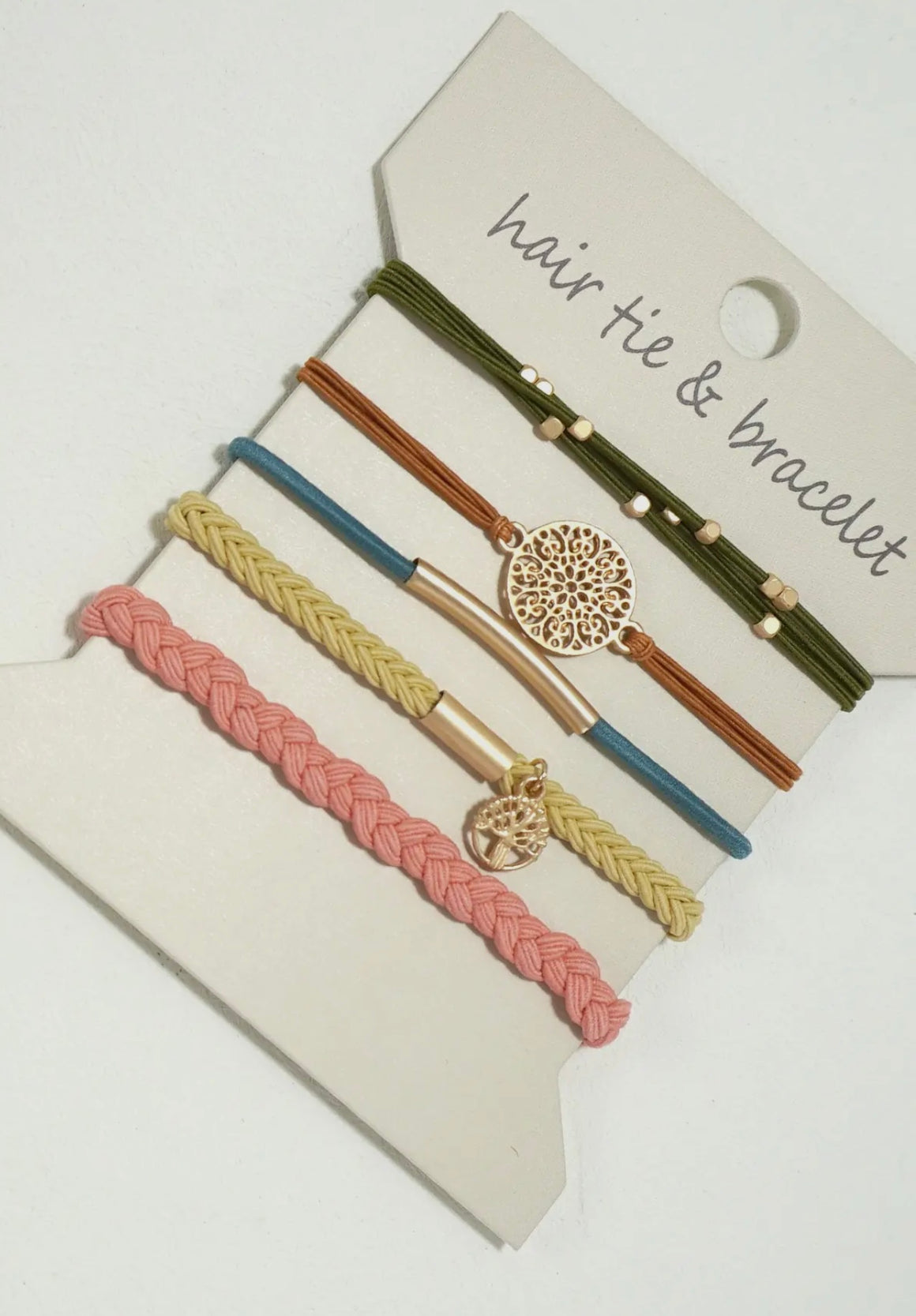 Flair Dual Purpose Bracelet/Hair Tie Set