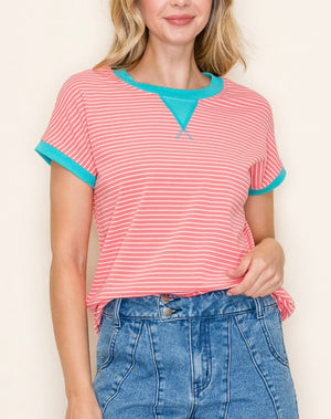 Good Luck Babe Striped Knit Top