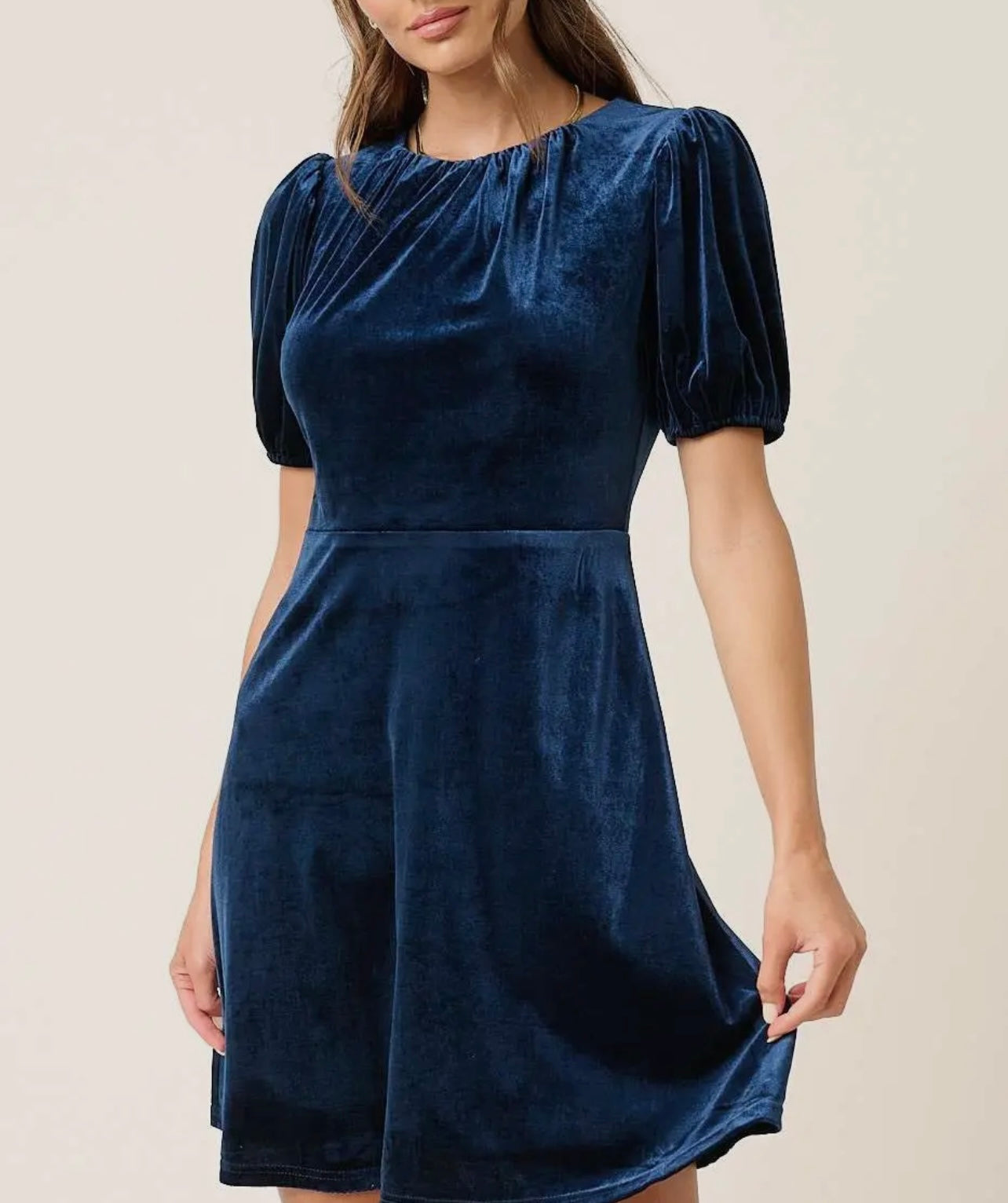 Ellie Midnight Velvet Dress