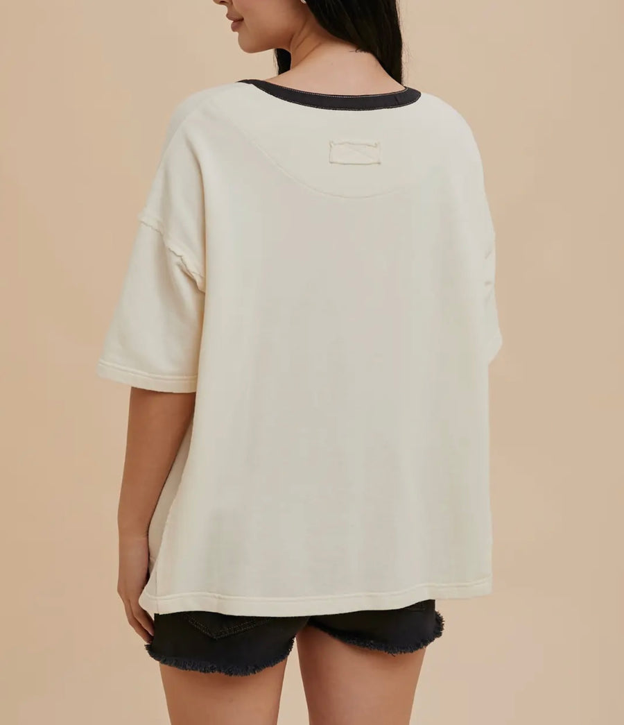 Demi Henley Top