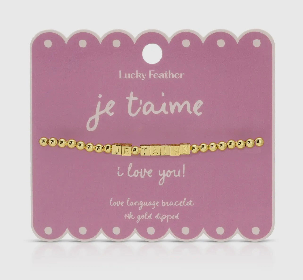 PBF Je T'aime (I LOVE YOU) Bracelet