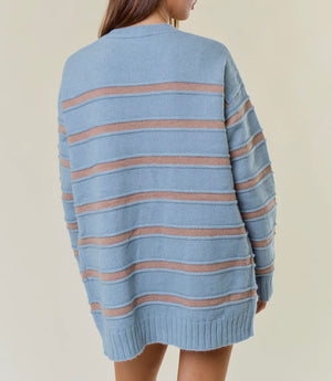 Shane Striped Cardigan