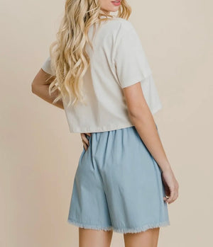 Classic Everyday Sky Blue Short