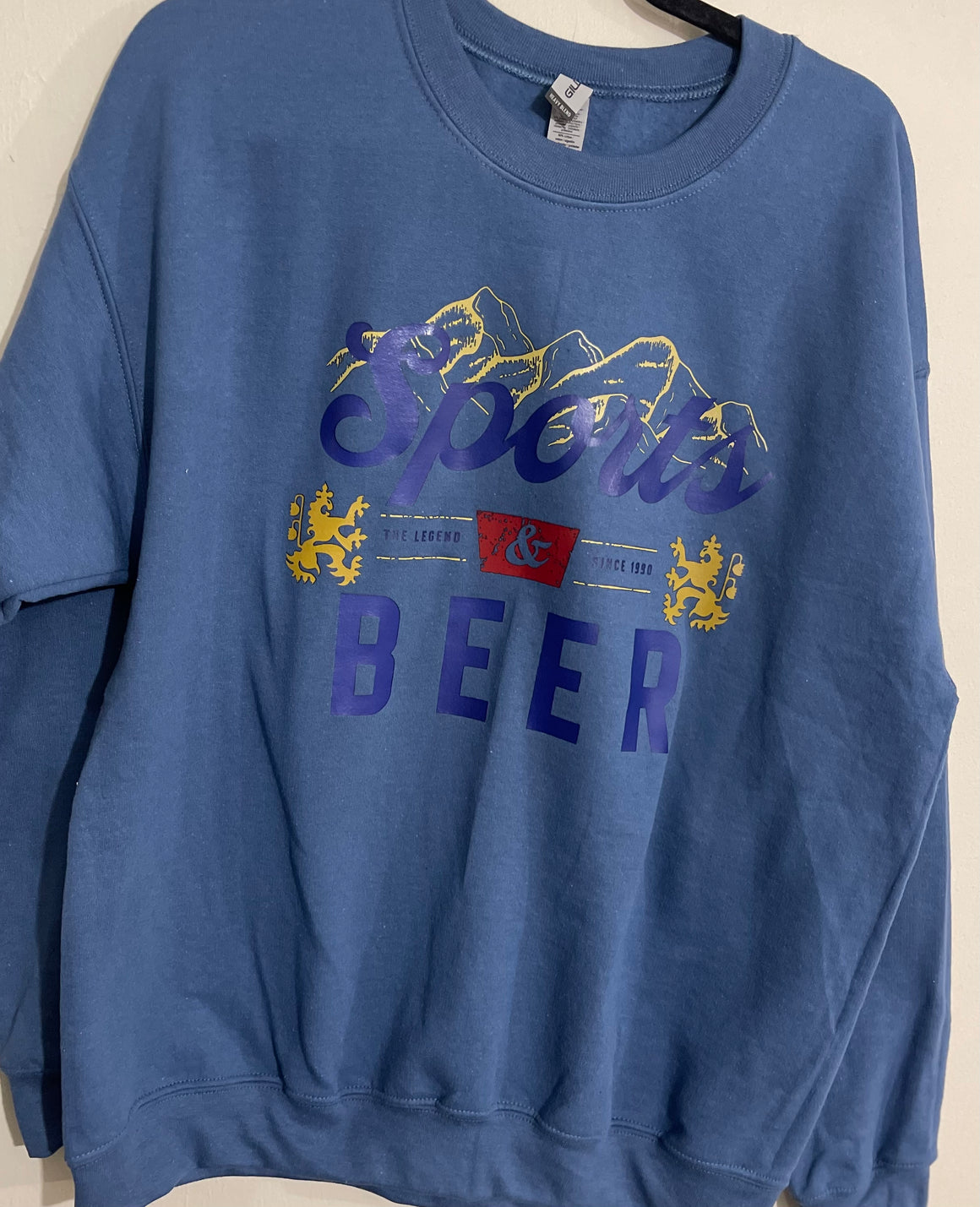 Sports & Beer Graphic Sweatshirt